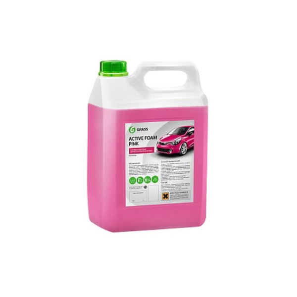 GRASS 06 Розовая суперпена для бесконтактной мойки Active Foam Pink 6кг/4шт  113121