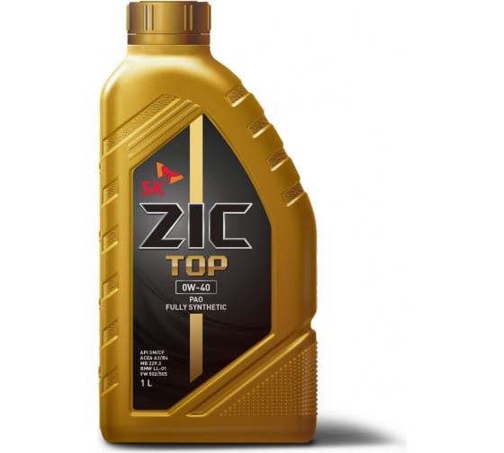 ZIC TOP 0W40 (1л) синтетическое моторное масло
