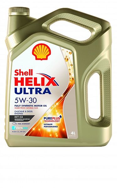 SHELL HELIX ULTRA ECT 5W30 (4л) Масло моторное 