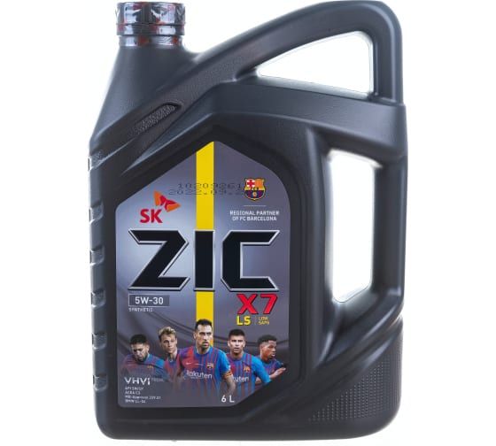 ZIC X7 LS 5W30 (6л) синтетическое моторное масло