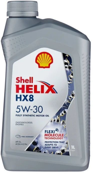 Shell  Helix HX8 5w30 1L синтетическое масло 1шт./12шт.