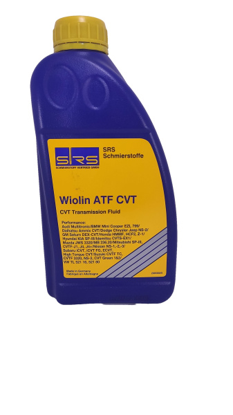 SRS Масло трансмиссионное Wiolin ATF CVT (ЖЕЛТАЯ) (1 л)