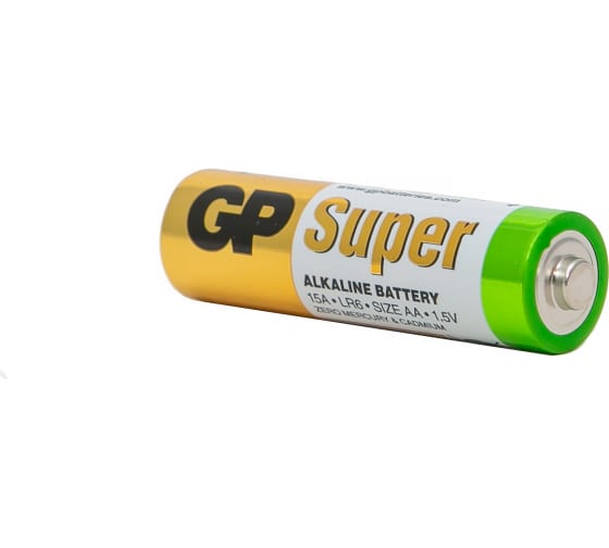 Батарейки GP Super LR6 AAShrink 2 Alkaline 1.5V(4/96/192/384)