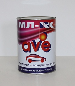 AVE Автоэмаль Черная 601 МЛ ВК 0,8 кг
