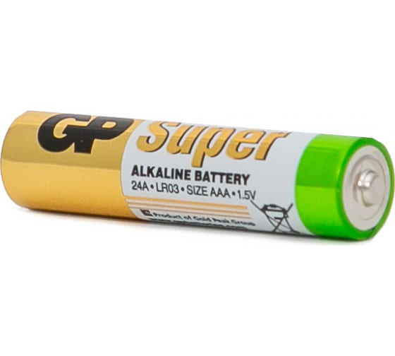 Батарейки GP Super LR03 AAA Shrink 2 Alkaline 1.5V(4/96/192/384)