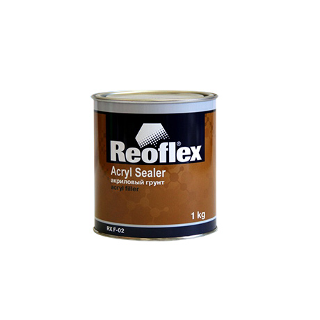 Reoflex - Грунт акриловый 1К (черный) 1кг. 1шт./6шт.