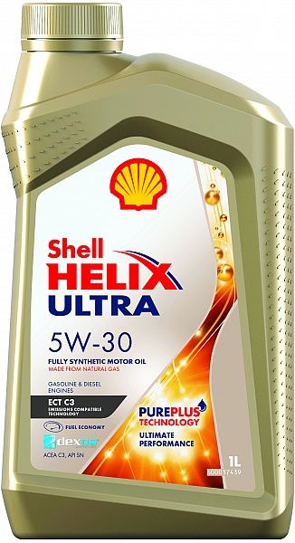 SHELL HELIX ULTRA ECT 5W30 (1л) Масло моторное 