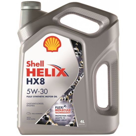Shell  Helix HX8 5w30 4L синтетическое масло 1шт./4шт.