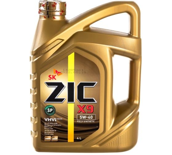 ZIC X9 5W40 (4л) SP синтетическое моторное масло