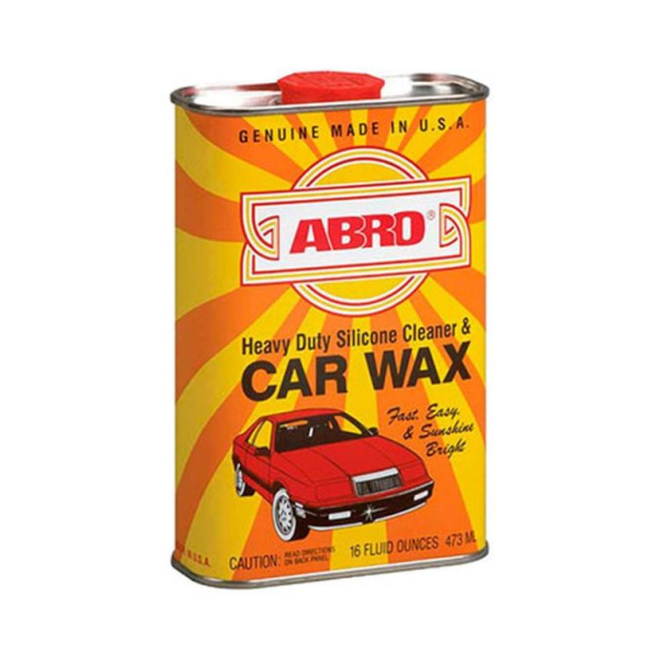 ABRO силиконовый автополироль-очиститель Car Wax SW-300 473мл. 1шт./12шт.