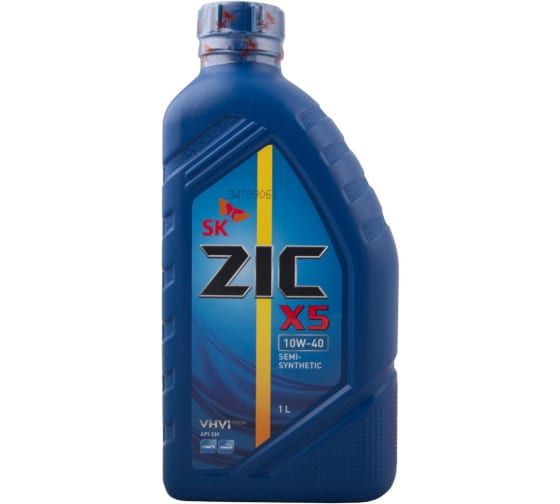 ZIC X5 10W40 (1л) полусинтетическое моторное масло