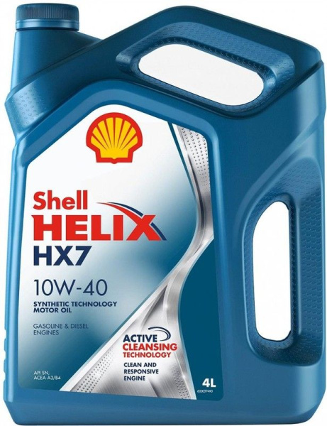 SHELL HELIX HX7 10W40 (4л) Масло моторное