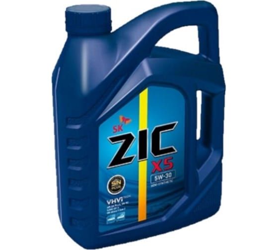 ZIC X5 5W30 (6л) полусинтетическое моторное масло