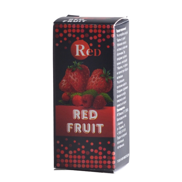  RED R2407 Ароматизатор стекло с дер.крышкой RED FRUIT 5мл