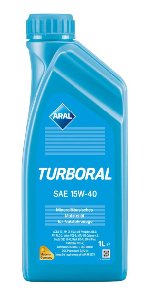 Aral масло Turboral (Plus) 15W-40 20л