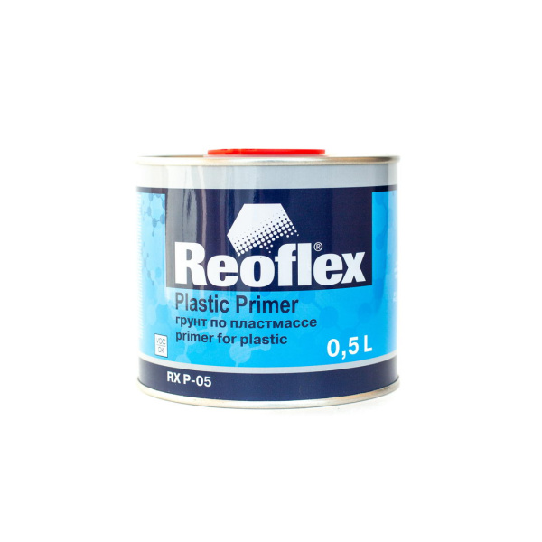 Reoflex - Грунт по пластику 1К (серый)  0,5л. 1шт.