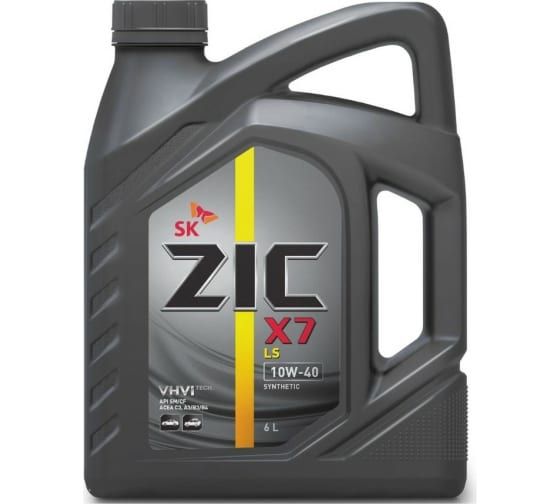 ZIC X7 LS 10W40 (6л) синтетическое моторное масло