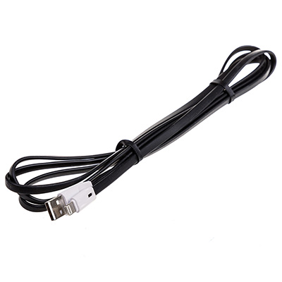 Кабель USB-Lightning 3.0A 2м SKYWAY Черный в коробке