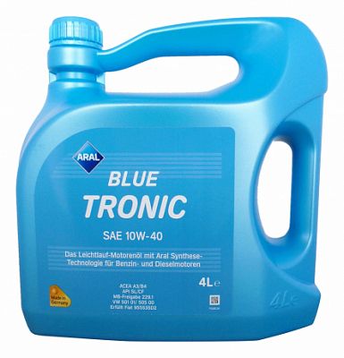 Aral масло Blue Tronic II 10W-40 4л