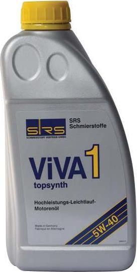 SRS Масло моторное VIVA 1 topsynth 5W-40 (1 л.) SN/CF