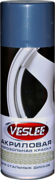 Краска для стальных дисков БОЛОТНАЯ аэрозольная VESLEE