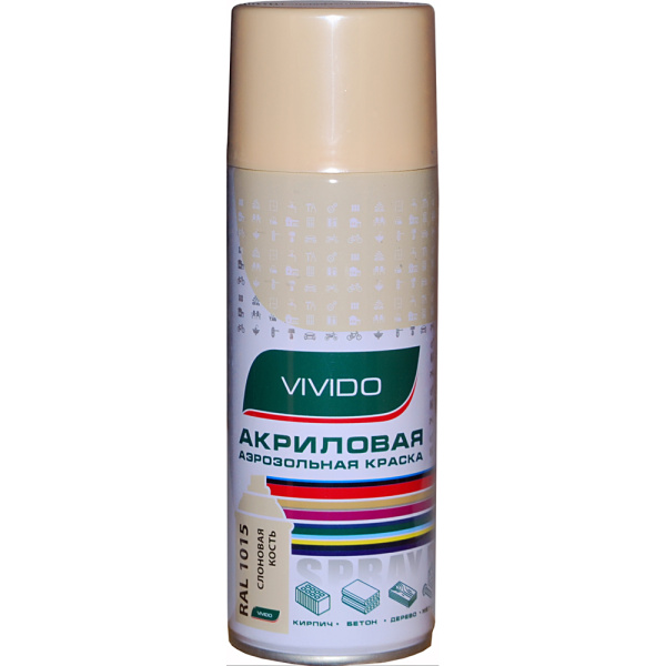 Аэрозоль VIVIDO СЛОНОВАЯ КОСТЬ RAL 1015