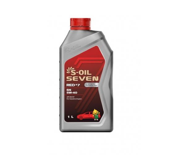 S-OIL Масло моторное SEVEN RED #7 SN 5W-40 1л