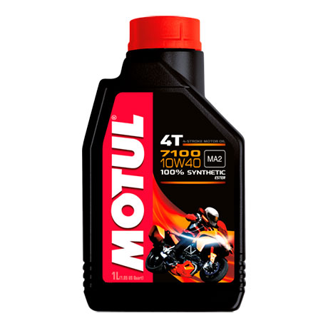 Motul Масло 4Т мото синт 10w40 7100 SN, MA2/1L/ 104091