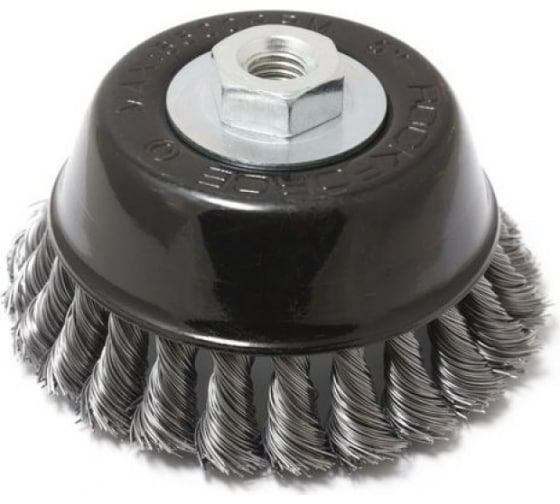 Кордщетка RF-BWC103 чашеобразная стальная витая для УШМ 75мм ROCKFORCE /1