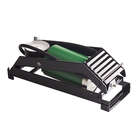 Насос ножной автомобильный "ТРЕК" зеленый