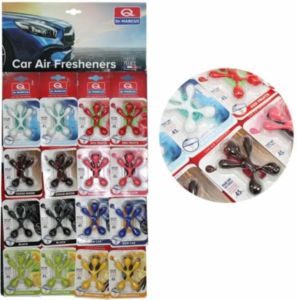 Ароматизатор Dr.MARCUS Лаки Топ (человечки) Микс на планшете (16шт)