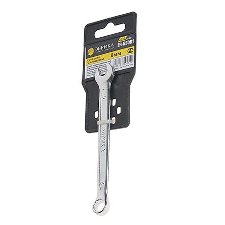 Ключ комбинированный 8мм ER-53081 (Chrome vanadium) PRO ЭВРИКА