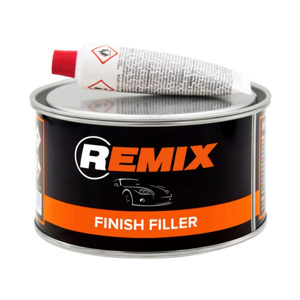 REMIX 2К полиэфирная шпатлевка отделочная мелкозернистая 0,9 кг