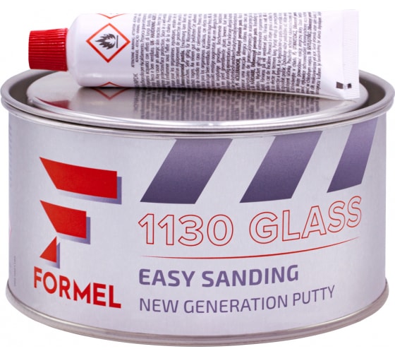 FORMEL Шпатлевка 1130 полиэфирная со стекловолокном, 900 г