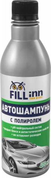 FL045 Автошампунь с полиролем, 400мл 71045