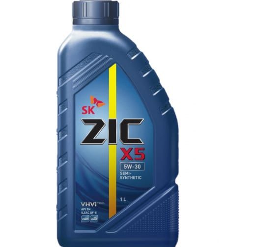 ZIC X5 5W30 (1л) полусинтетическое моторное масло