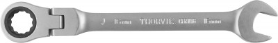 CFRW16 Ключ гаечный комбинированный трещоточный карданный, 16 мм	 53483