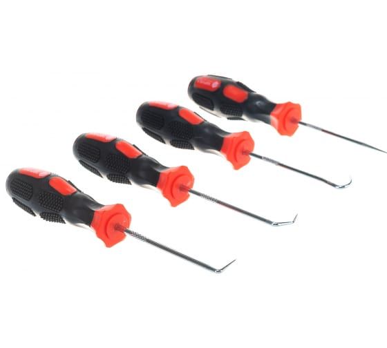 Набор ER-58009 шило (1 шт.)/крючки (изогнутый, 45°, 90°), 4 предмета ЭВРИКА 1/12/48