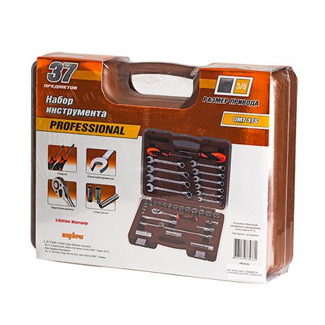 Набор инструмента универсальный 3/8"DR, 37 предметов 55311
