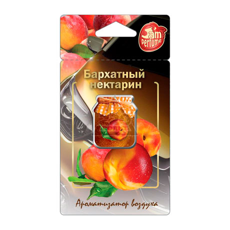 Ароматизатор мембранный подвесной J-3 "Бархатный нектарин" серии "Jam Perfume"/40шт.