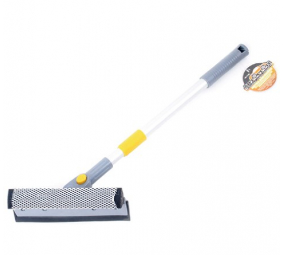 Щетка AB-1728 для мойки телескопическая с губкой и сгоном для воды 50-70см АВТОСТОП /1/12 