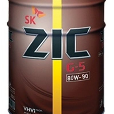 ZIC G-5 80W90 (20л) синтетическое трансмиссионное масло