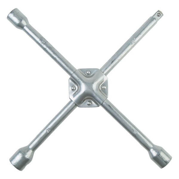 Ключ баллонный крест 17х19х21х1/2"  №310