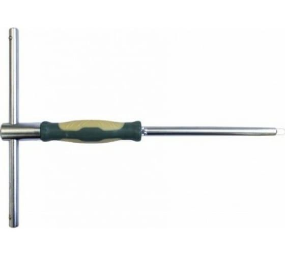 Вороток RF-1565 Т-образный с прорезиненой поворотной рукояткой 1/4"(L-290мм) ROCKFORCE /1/100