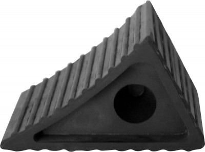 Упор противооткатный, резиновый, 120х80х70 мм 55574