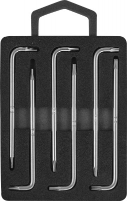 Набор ключей торцевых TORX® с центрированным штифтом Т4-9, 6 предметов 47101