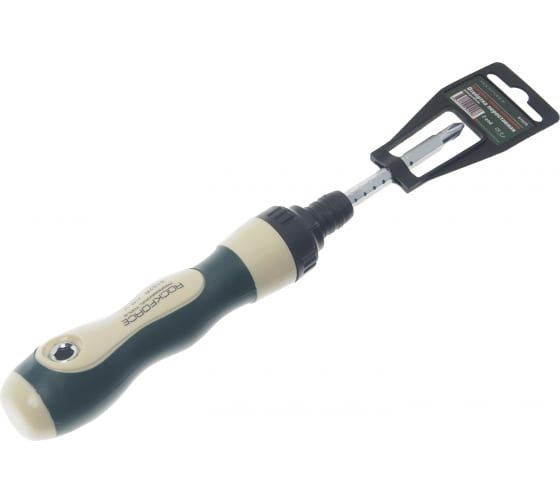 Отвертка RF-8152R телескоп. переставная 2в1реверсивная/T-образная  силовая PH2x6мм(3 положения ревер