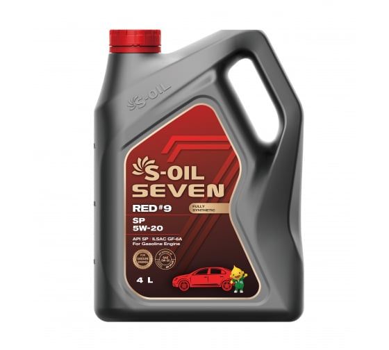 S-OIL Масло моторное SEVEN RED #9 SP 5W-20 4л