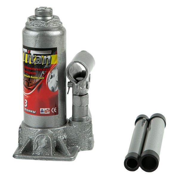Домкрат гидравлический бутылочный 3т  TITAN