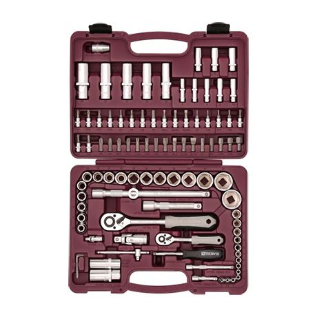 UTS0094MP Набор инструмента универсальный 1/4", 1/2"DR с головками торцевыми MultiProf, 94 предмета 